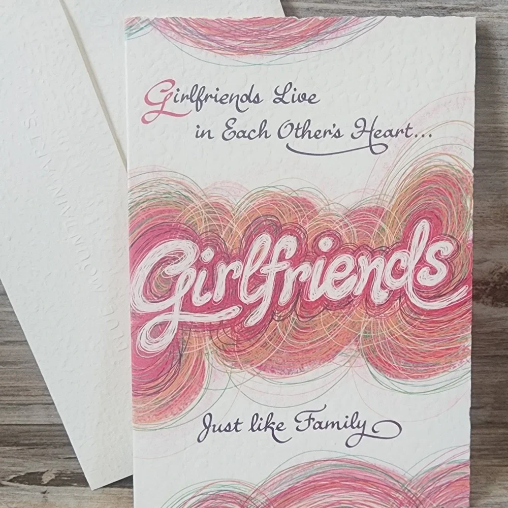 Blue Mountain Arts Donna Fargo Girlfriends Just Like Family Greeting Card New